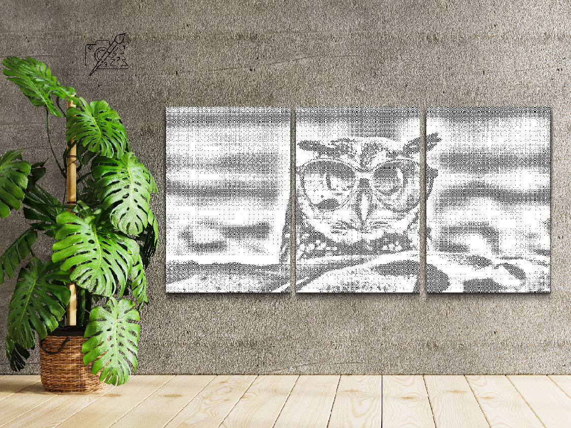 Hibou sur la plage (lot de 3) - Dottingo