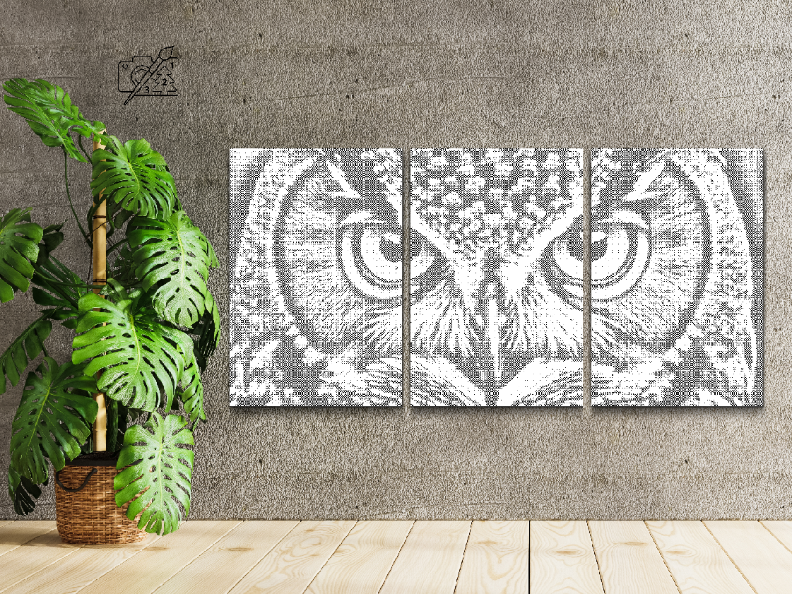 Regard de hibou (lot de 3) - Dottingo