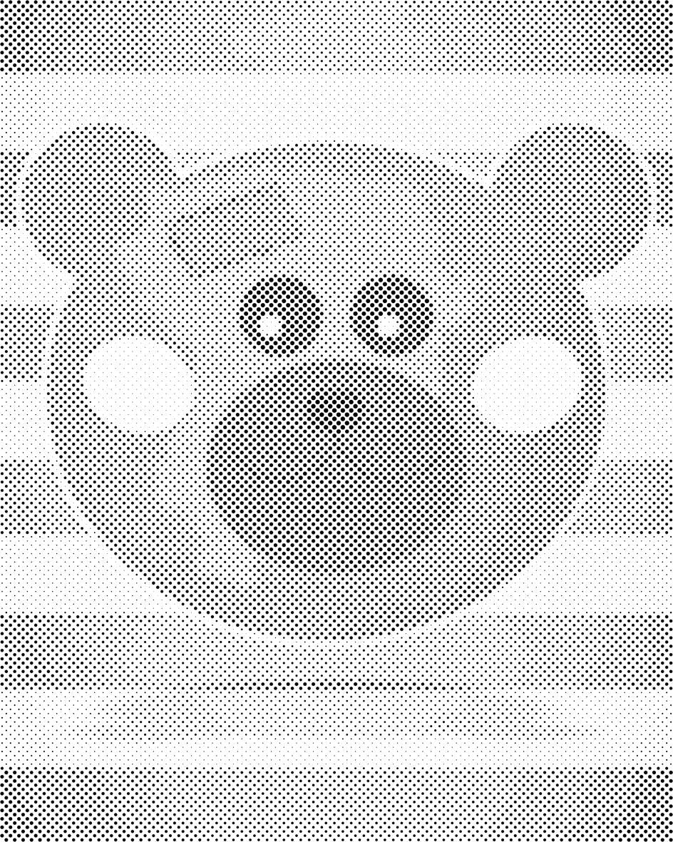 Affiche ours - Dottingo