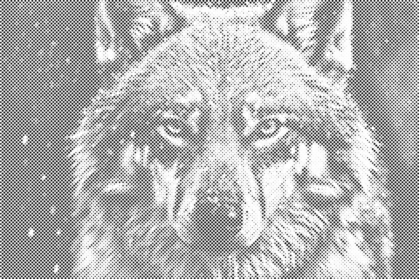Visage de loup - Dottingo