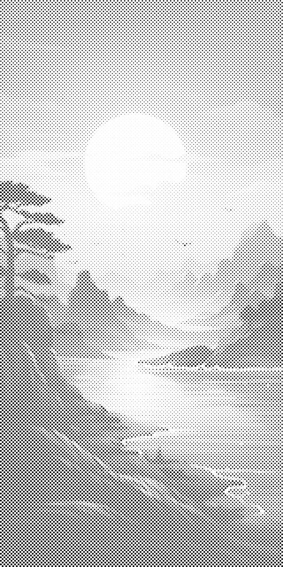 Coucher de soleil rouge - Dottingo