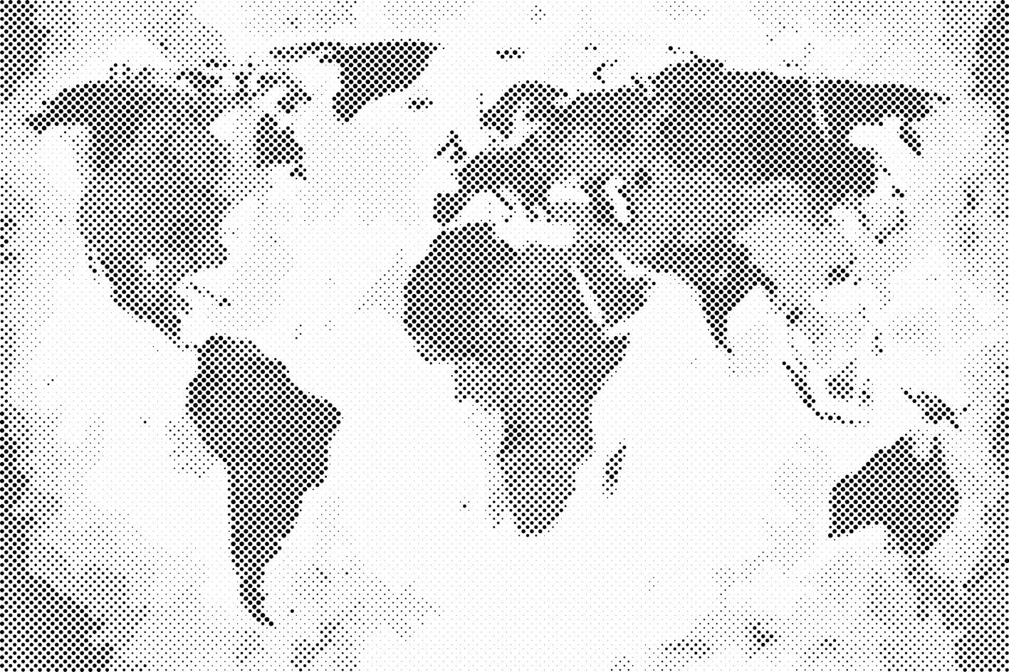 Carte du monde 1 - Dottingo