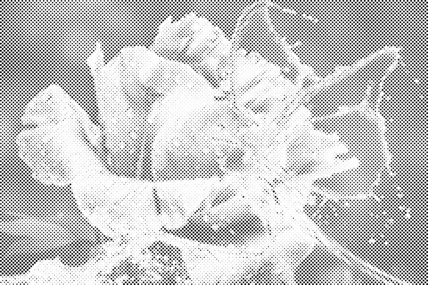 Rose et papillon en gouttes d'eau - Dottingo
