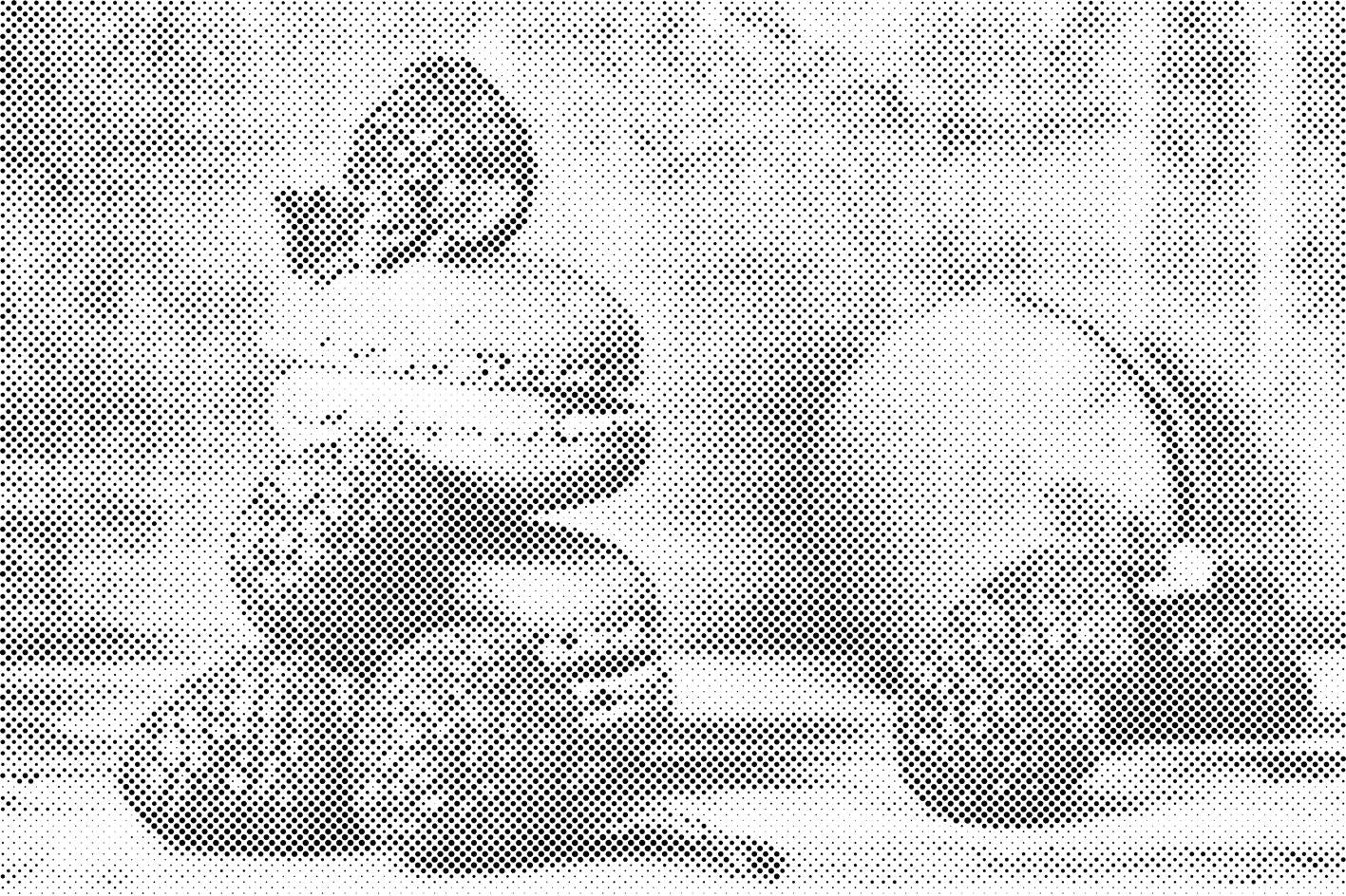 Macarons et framboises - Dottingo