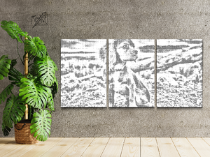 Chiot dans la nature (lot de 3) - Dottingo
