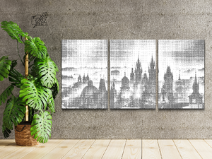 Panorama de Prague (lot de 3) - Dottingo
