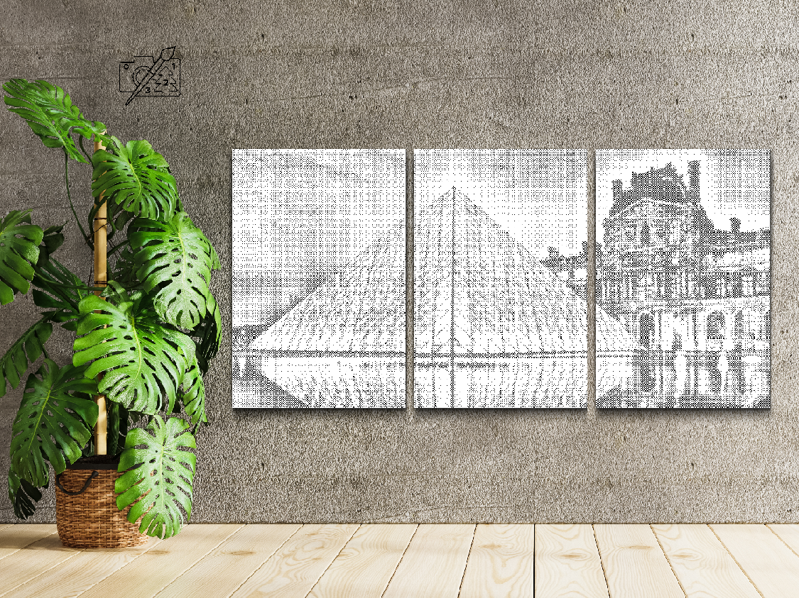 Le musée du Louvre à Paris (lot de 3) - Dottingo