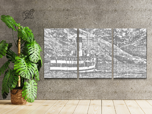 Bateau à vapeur (lot de 3) - Dottingo