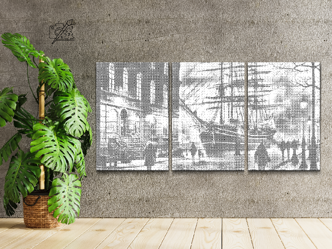 Hambourg la nuit (lot de 3) - Dottingo