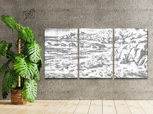 Rivage rocheux (lot de 3) - Dottingo