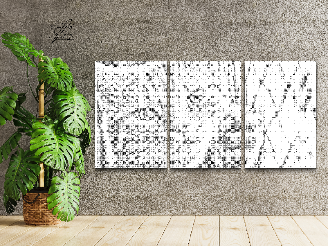 Chat sur la clôture (lot de 3) - Dottingo