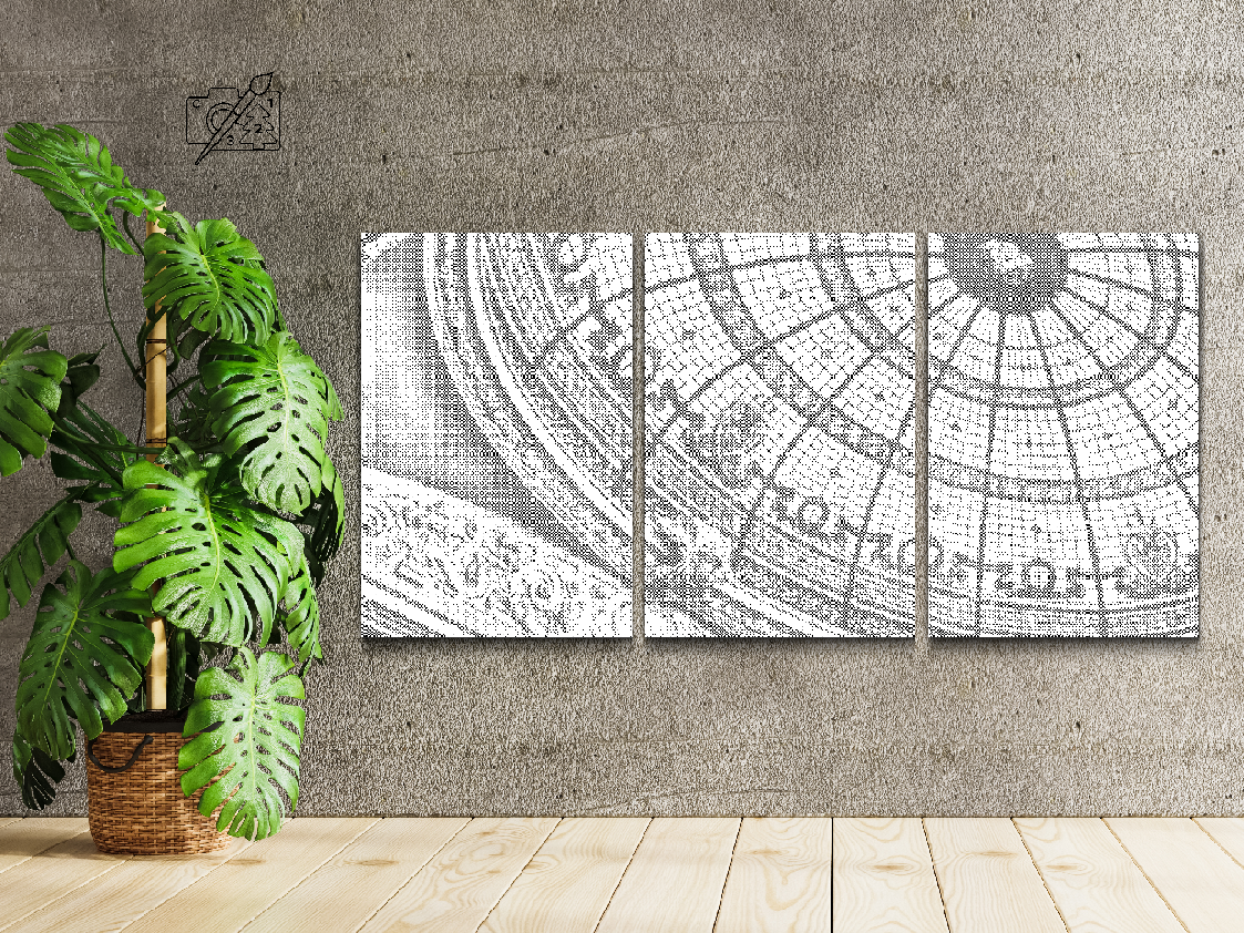 Plafond de dôme décoratif (lot de 3) - Dottingo