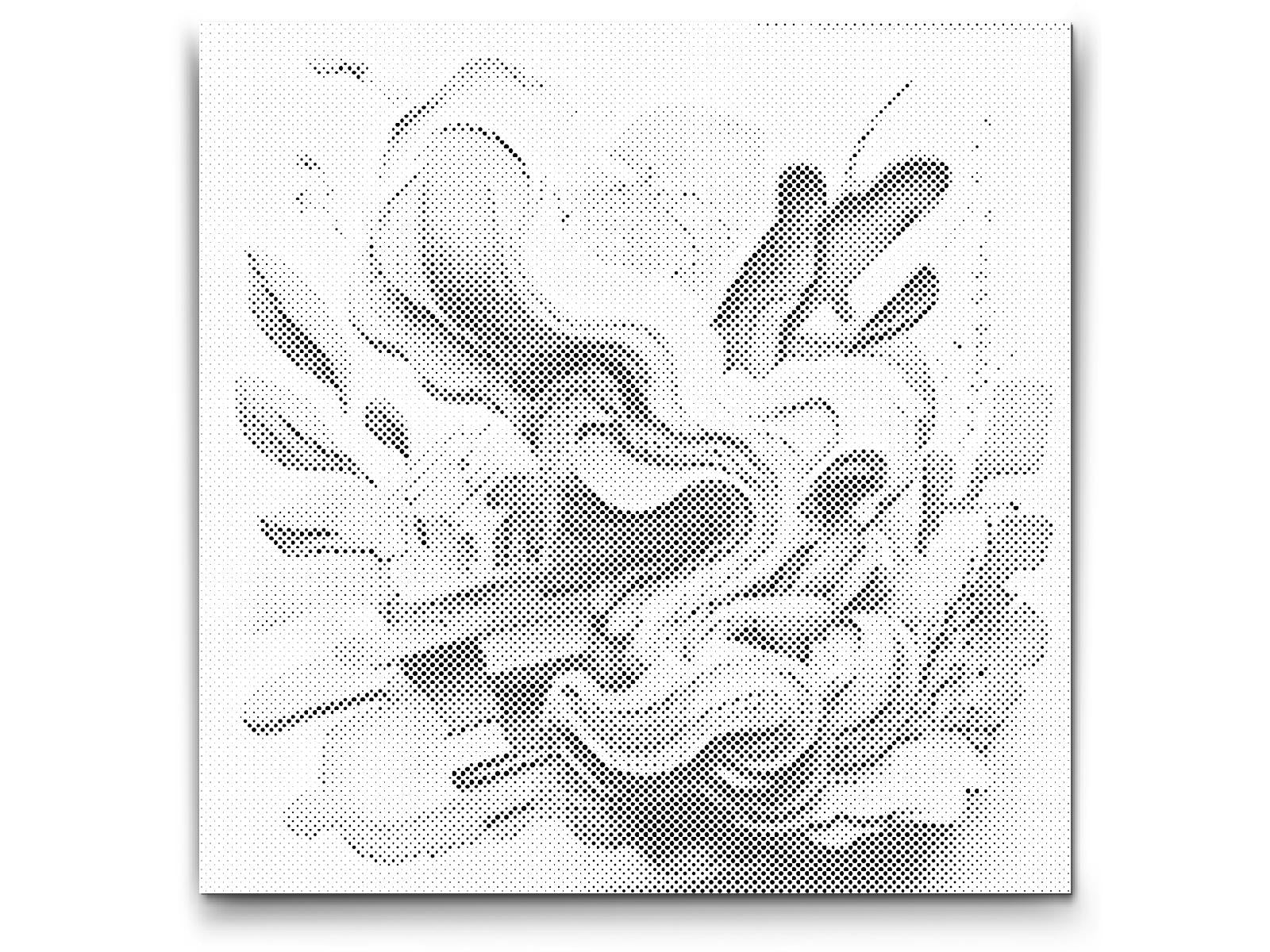 Tache d'aquarelle abstraite 2 - Dottingo