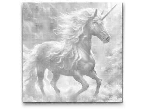 Licorne noire et rose - Dottingo