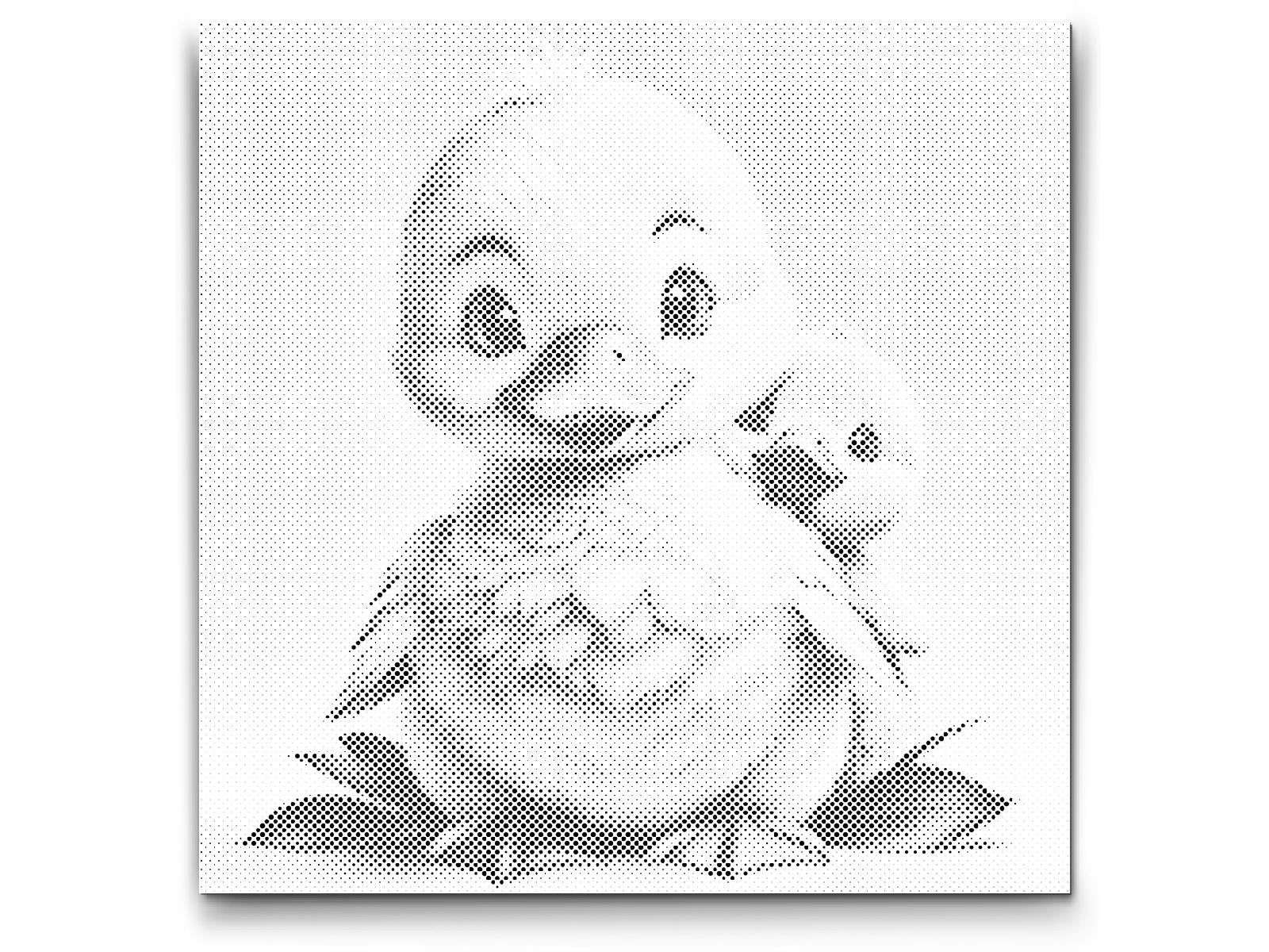Canard avec petit canard - Dottingo