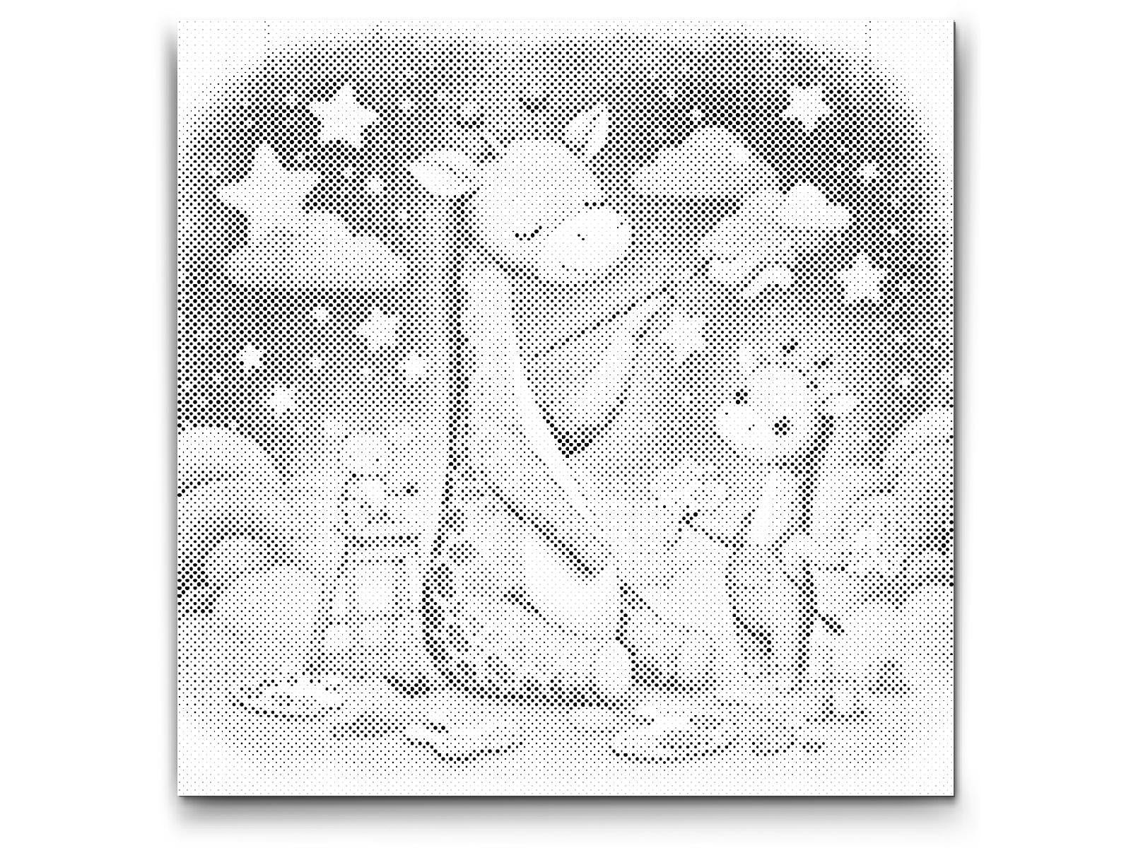 Peinture dans les nuages – girafes - Dottingo