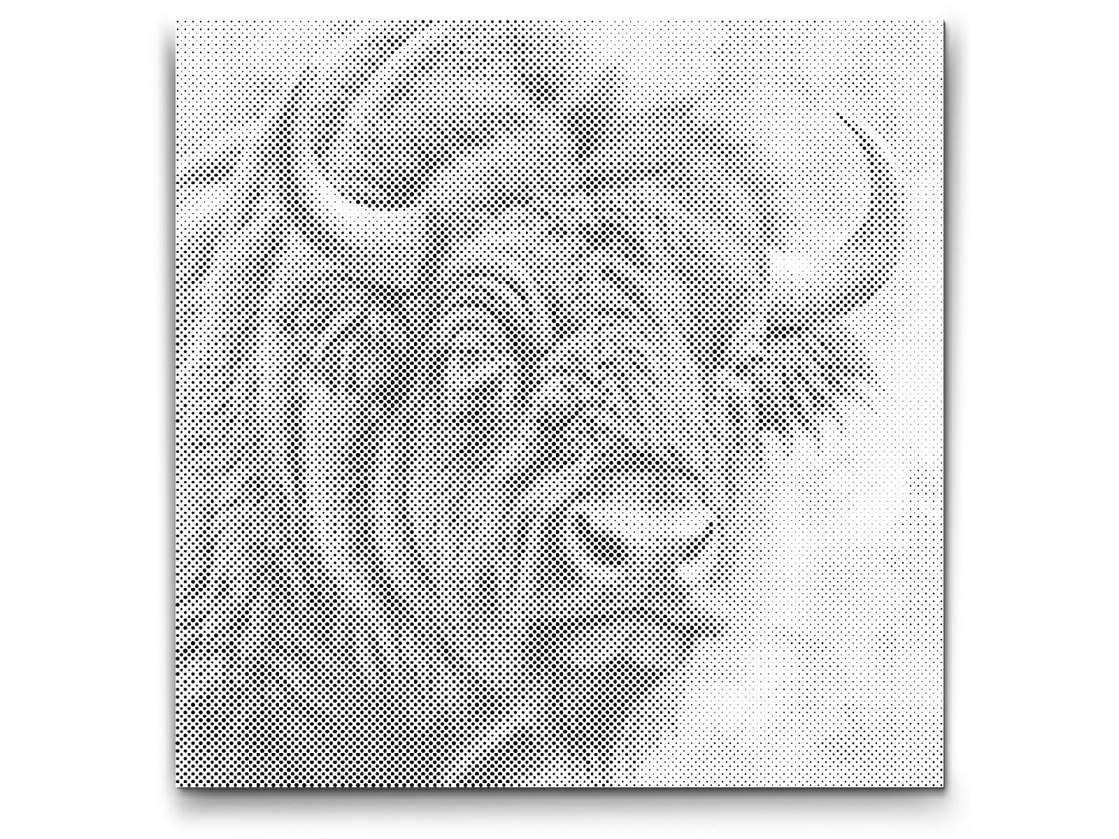 Bison dans des tons de vert mat - Dottingo