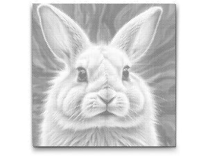 Lapin dans des tons de rose - Dottingo