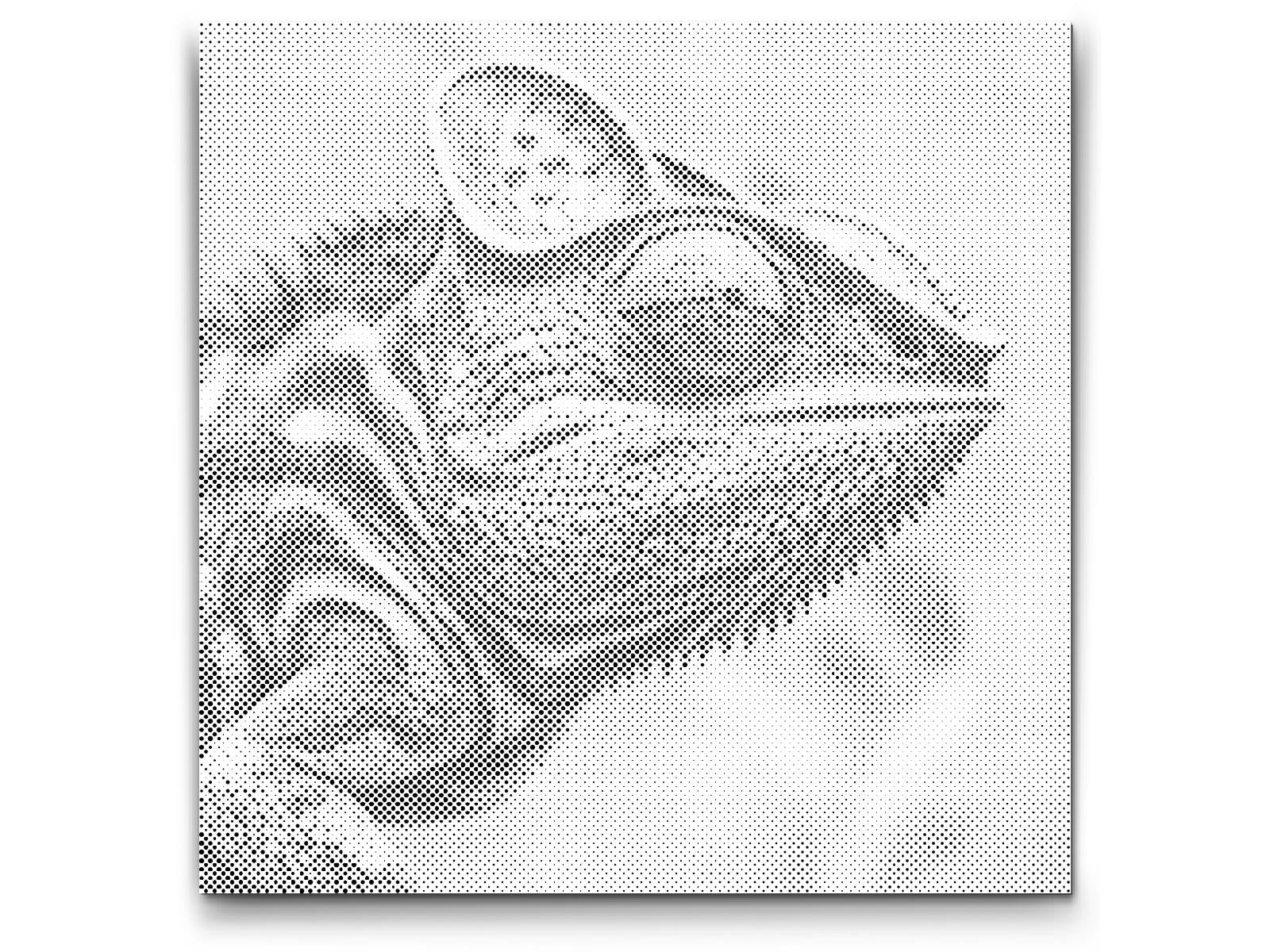Caméléon dans des tons de rose - Dottingo
