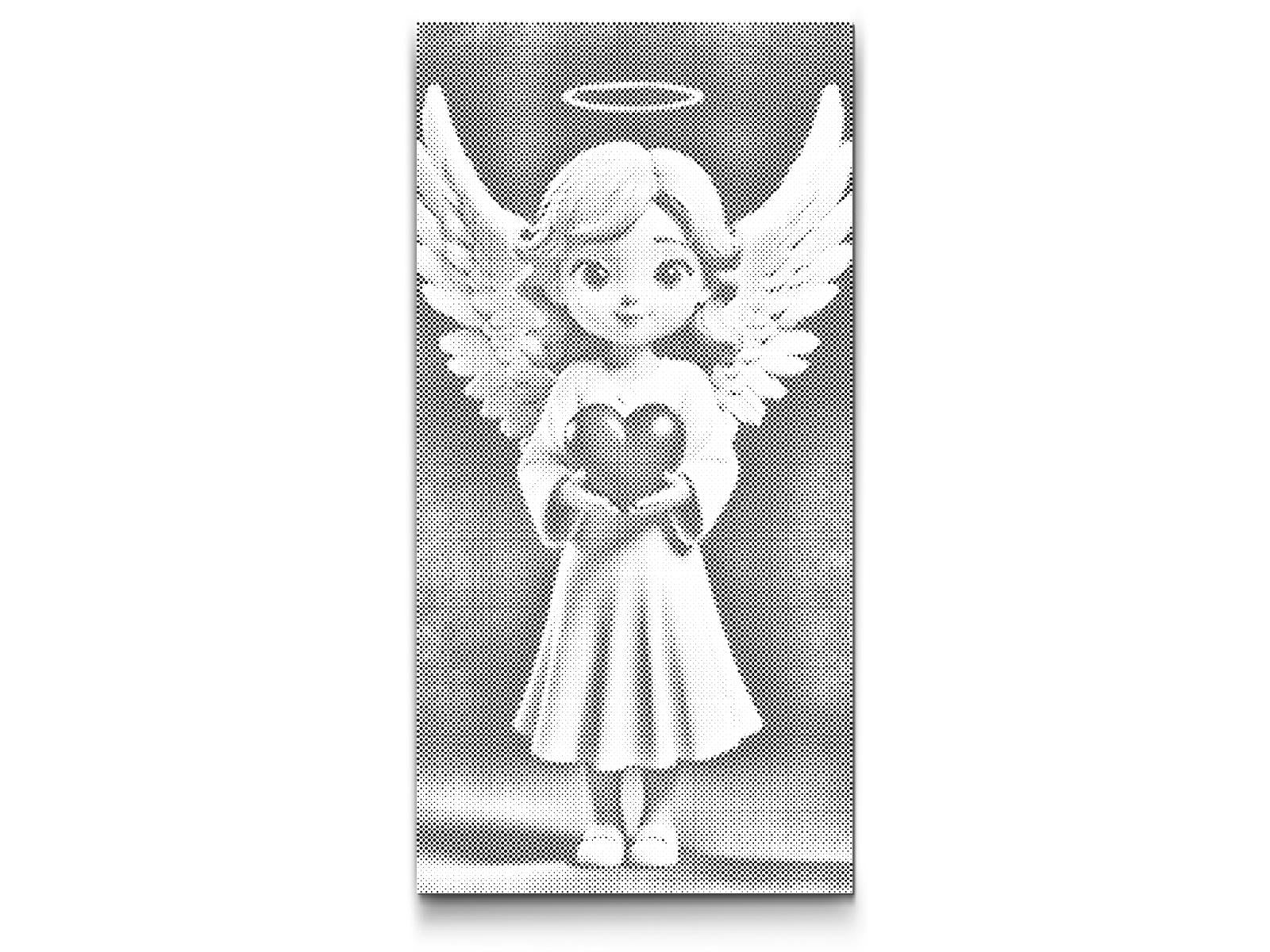 Petit ange au cœur rouge - Dottingo