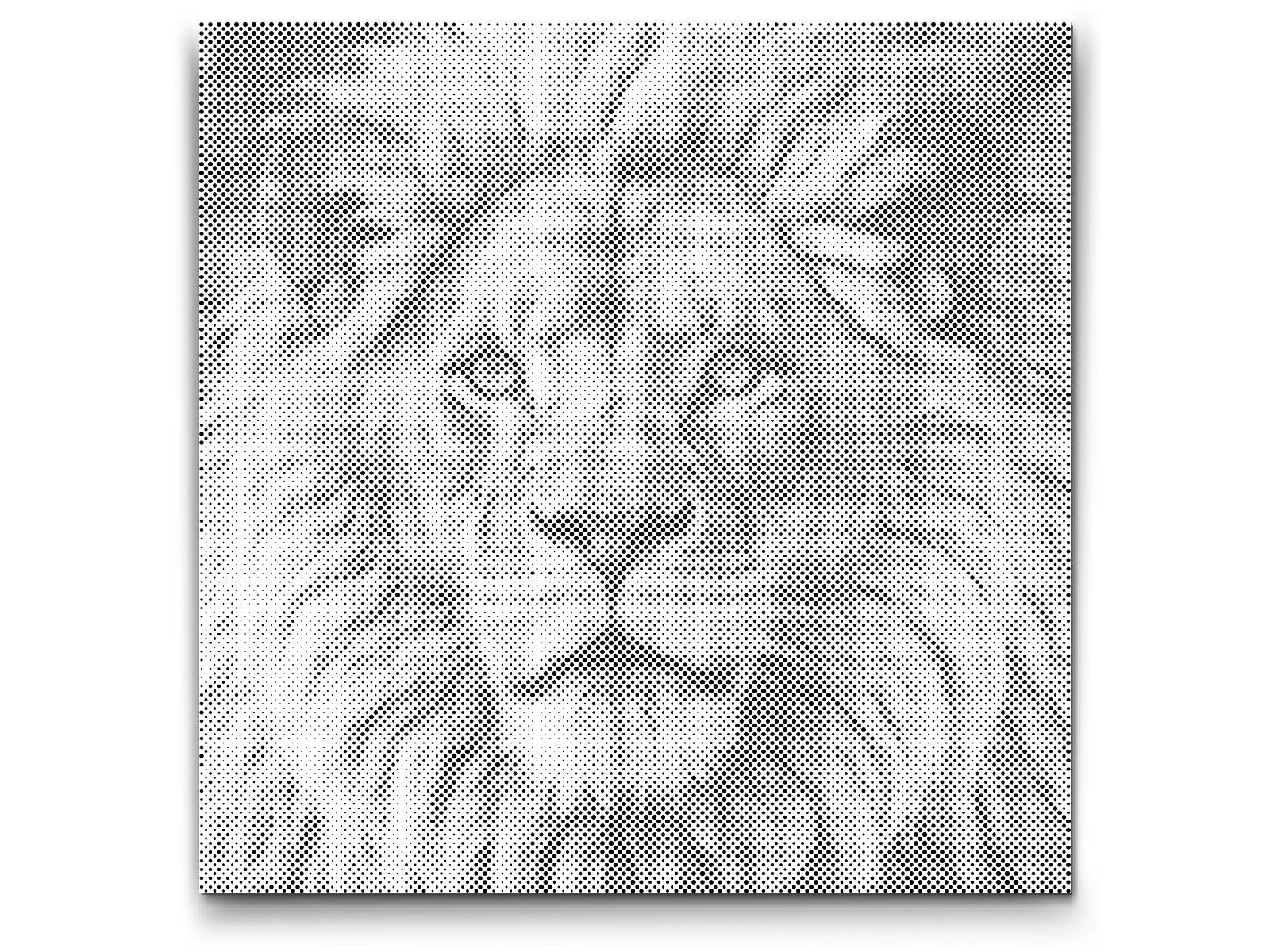 Lion dans des tons de rose - Dottingo