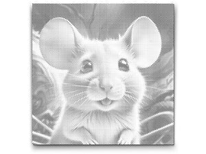 Souris dans des tons de rose - Dottingo