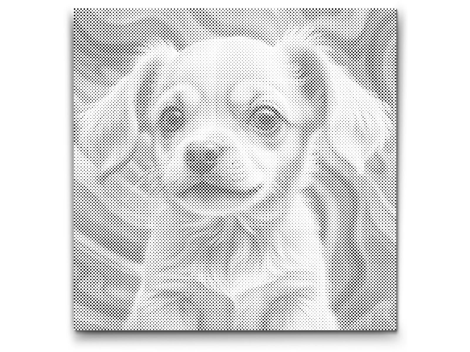 Chiot dans des tons de rose - Dottingo