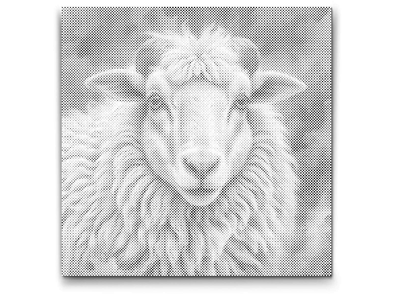Mouton dans des tons de turquoise et orange - Dottingo