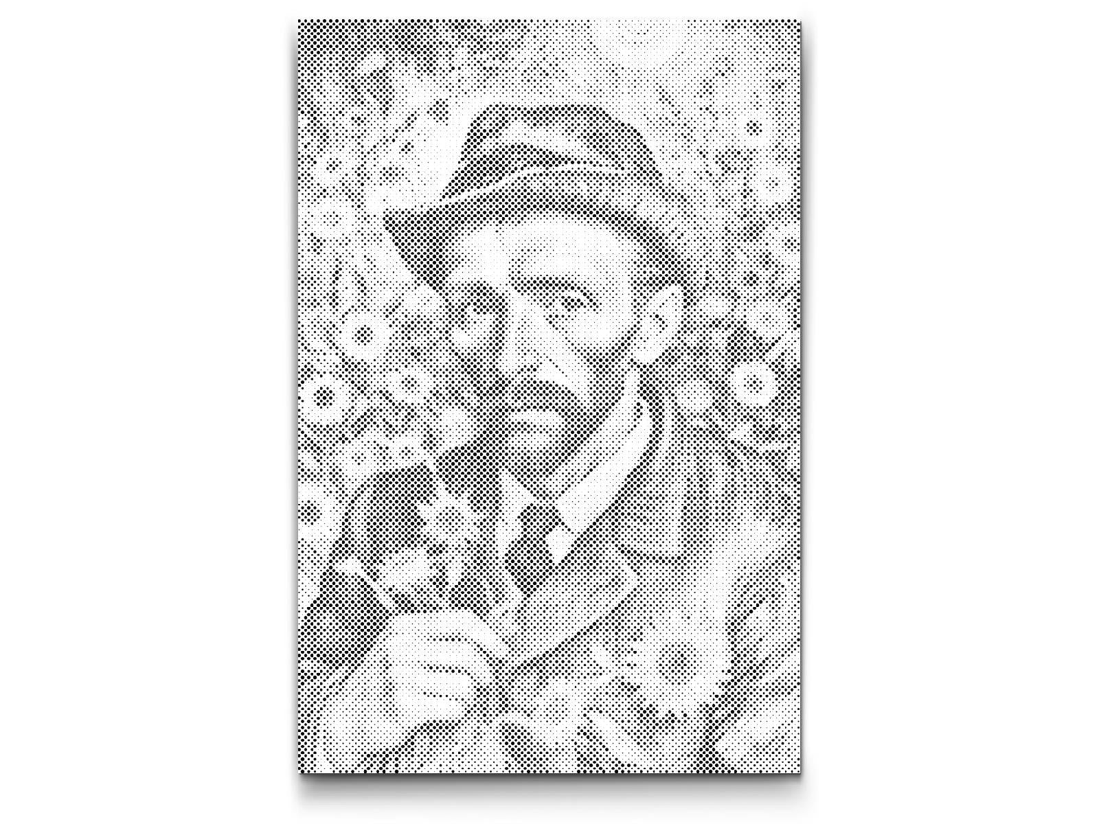 Vincent Van Gogh dans un champ de tournesol - Dottingo