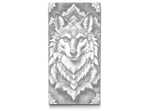 Loup mandala 2 - Dottingo