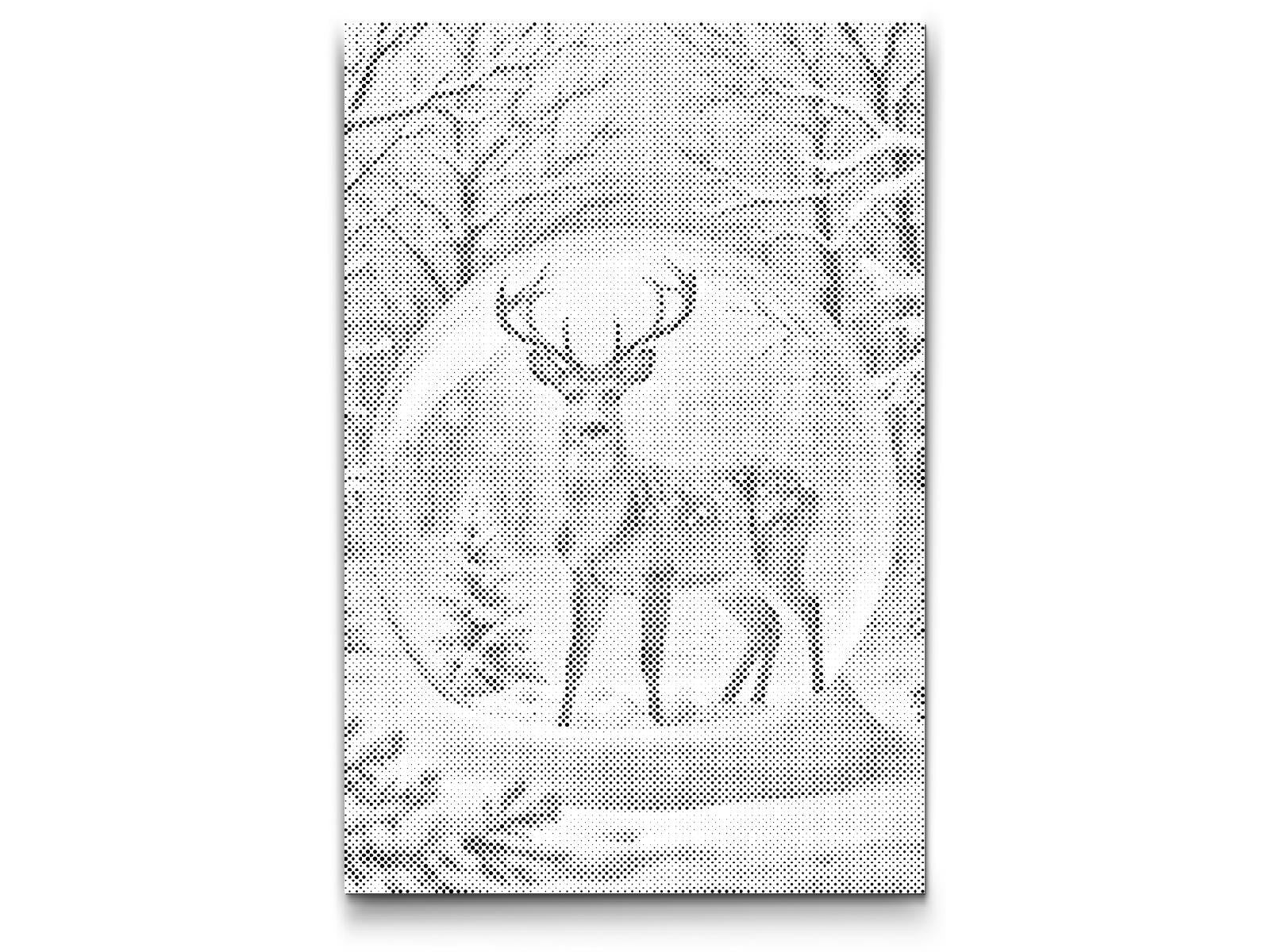 Cerf dans une boule à neige - Dottingo