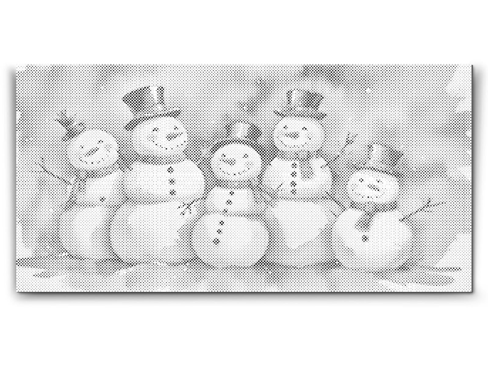 Une famille de bonhommes de neige - Dottingo