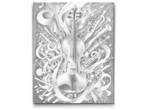 Violon abstrait - Dottingo