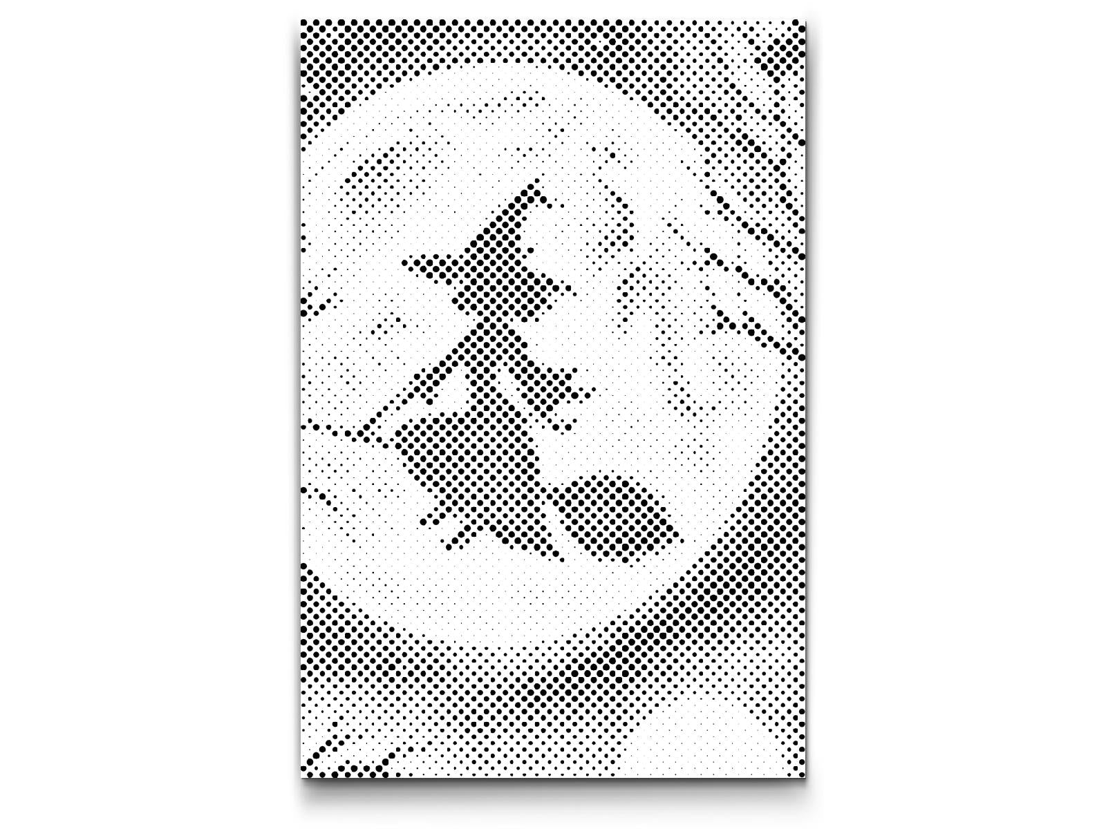 Silhouette de sorcière - Dottingo