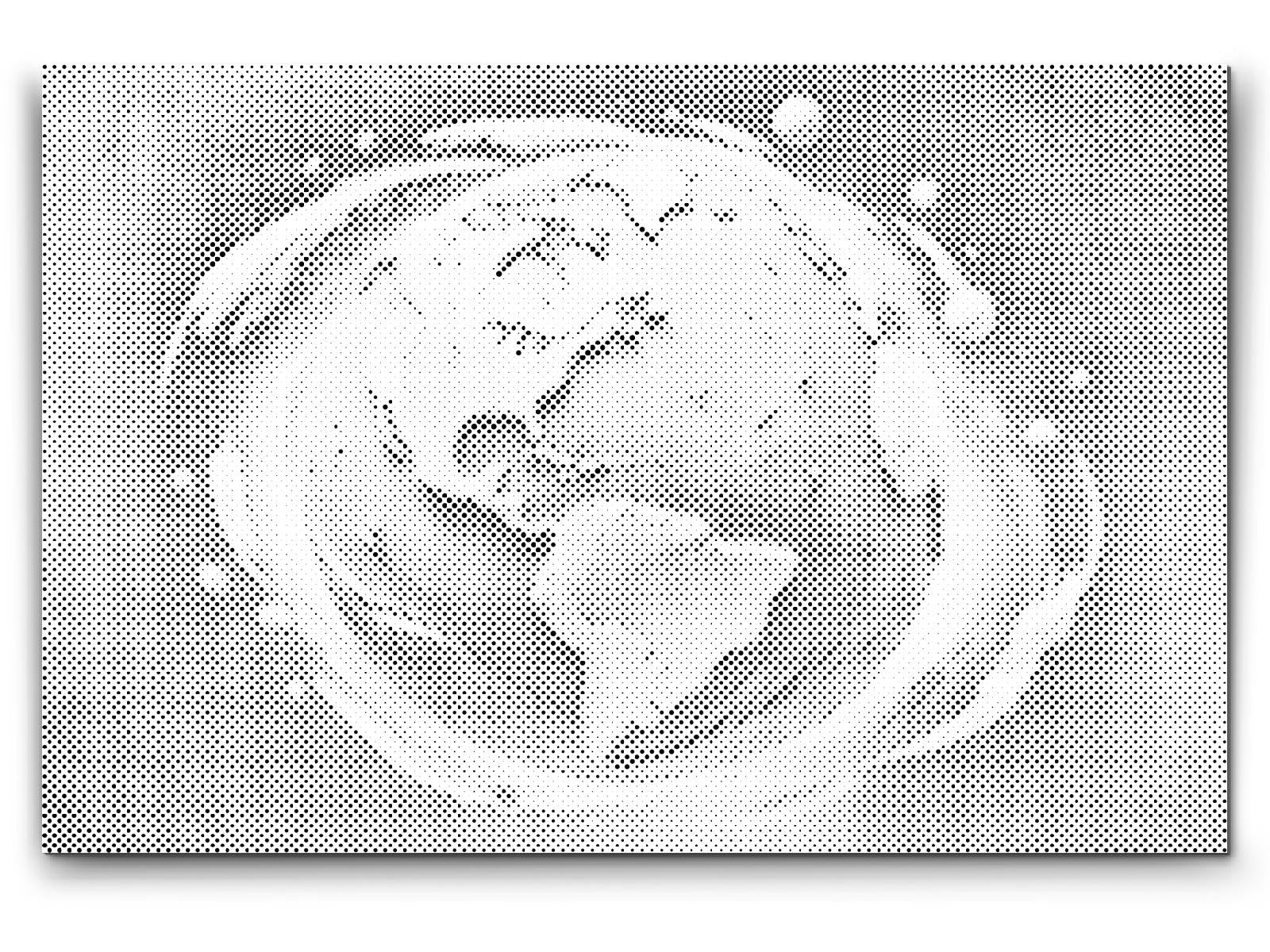 Planète Terre abstraite - Dottingo