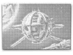 Station spatiale futuriste - Dottingo