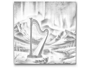Harpe et aurores boréales - Dottingo