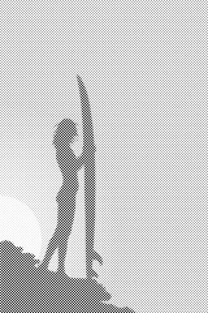 Femme surfeuse - Dottingo