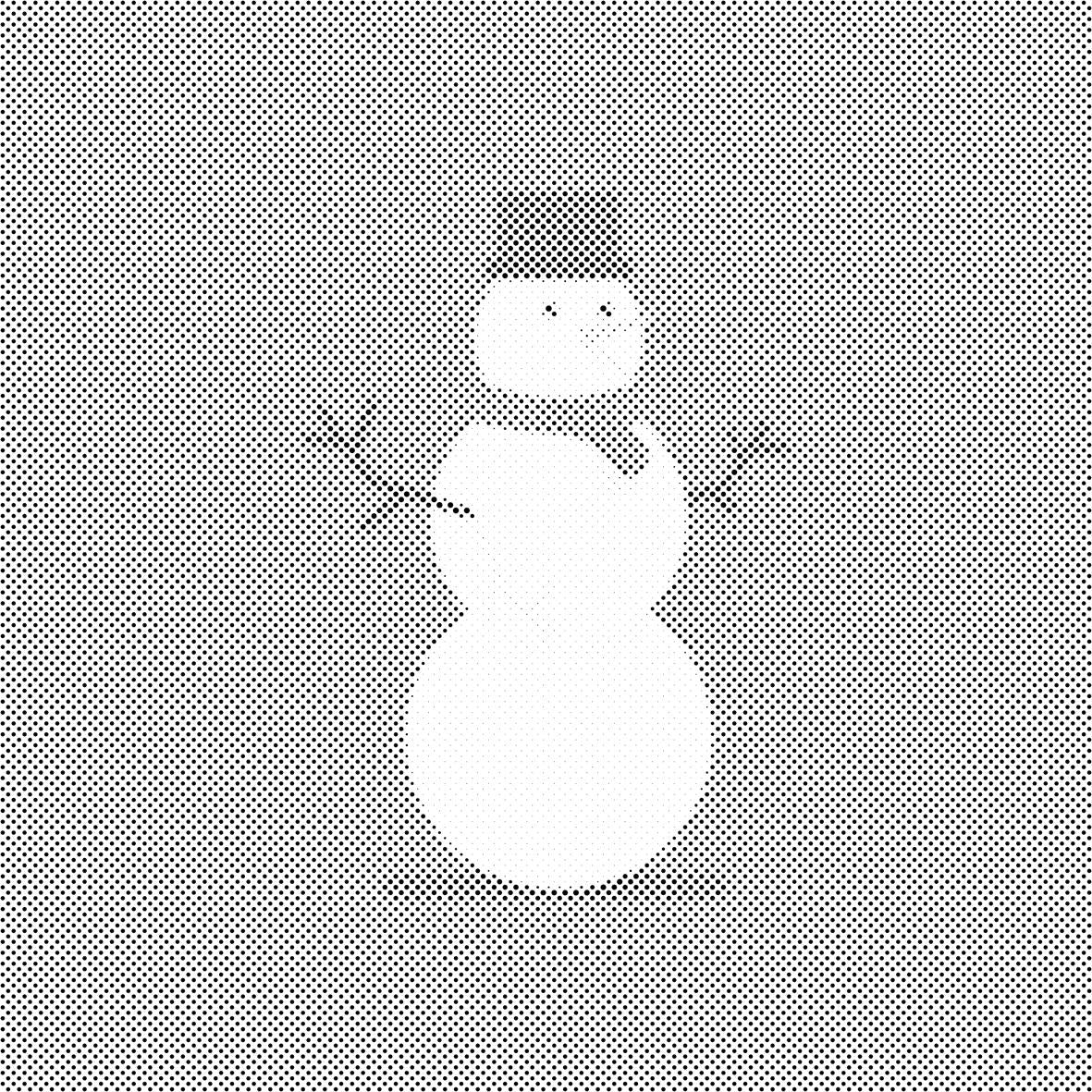 Bonhomme de neige abandonné - Dottingo