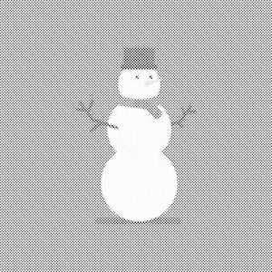 Bonhomme de neige abandonné - Dottingo