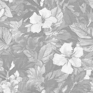 Fond floral - hibiscus - Dottingo