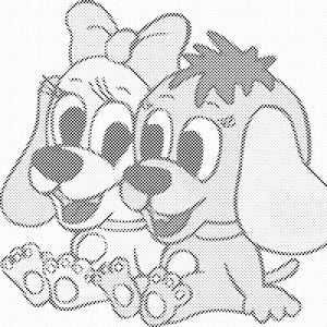 Chien heureux - Dottingo