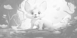 Renard dans les bois - Dottingo