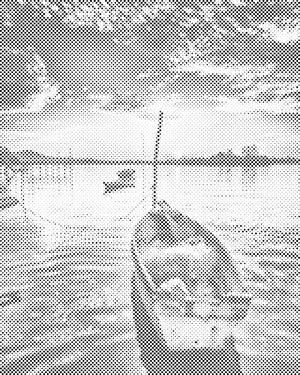 Bateau de pêche au coucher du soleil - Dottingo