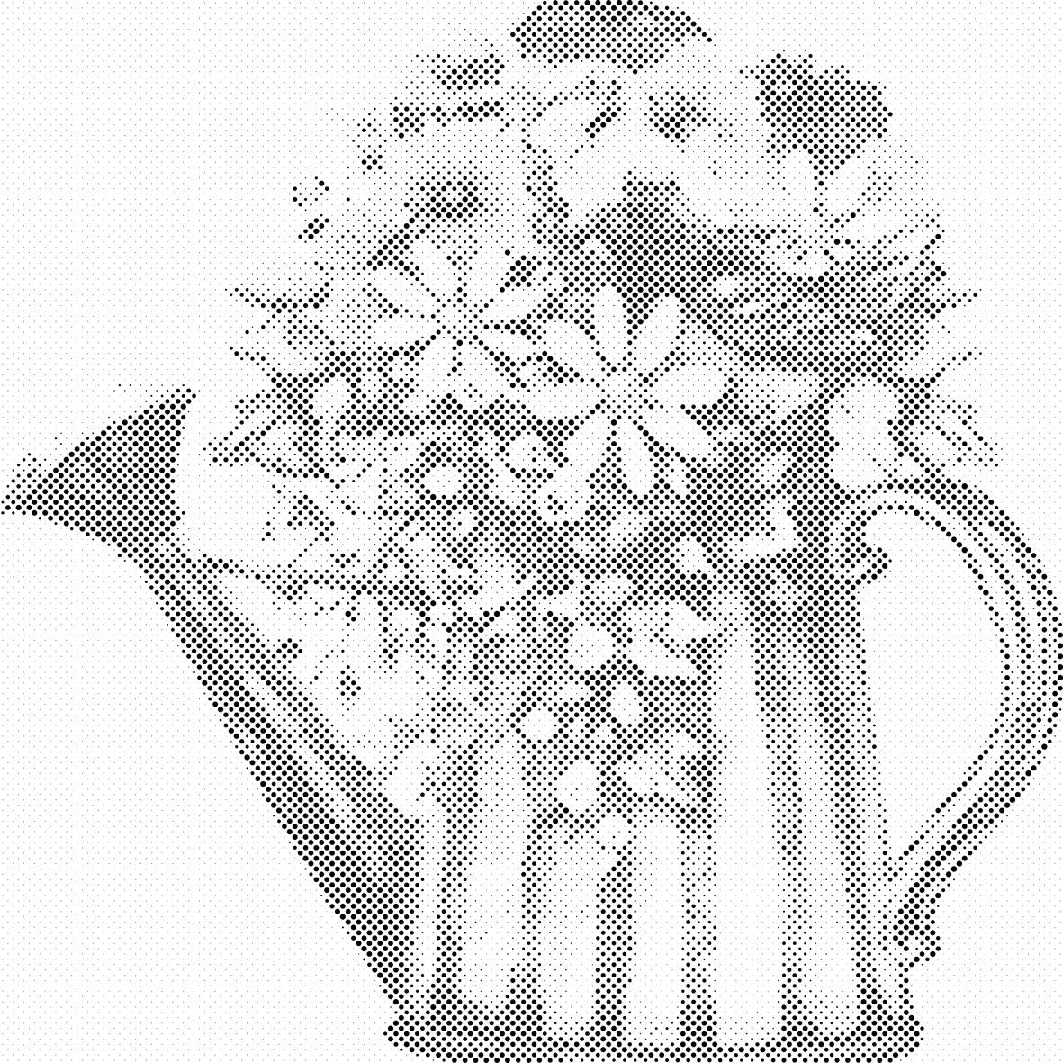 Bouquet dans un mug - Dottingo