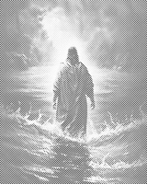 Jésus marchant sur l'eau - Dottingo