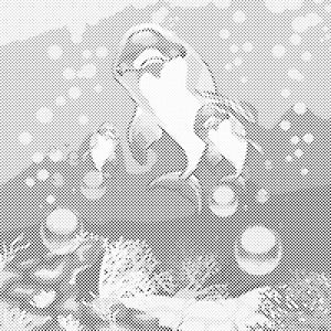 Dauphins dessinées - Dottingo
