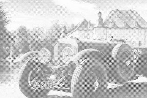 Voiture devant le château - Dottingo