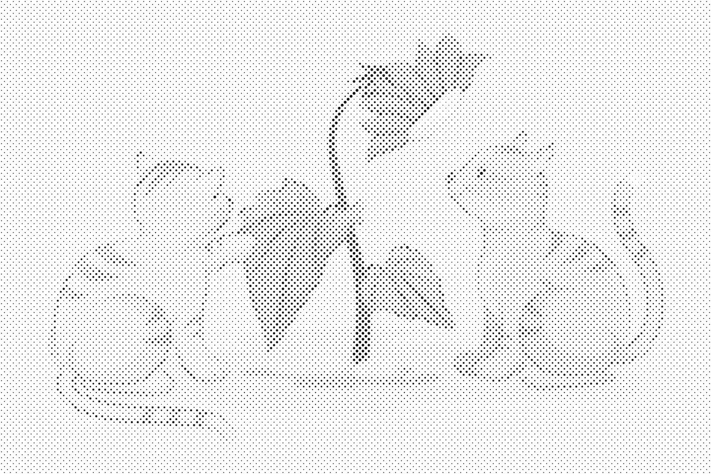 Chats et fleur - Dottingo