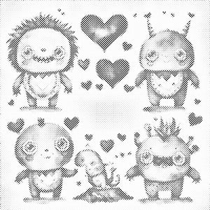 Des monstres pleins d'amour - Dottingo